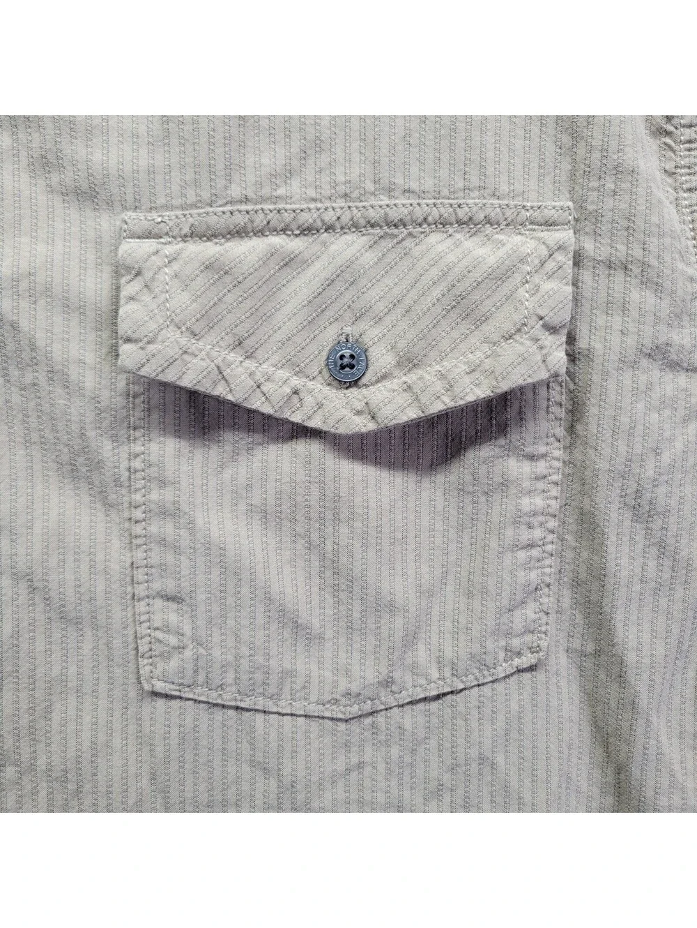 The North Face A5 Corduroy Shirt Men's Sz XL Long Sleeve Beige Button Down